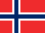 Norjan lippu - Norge flagga