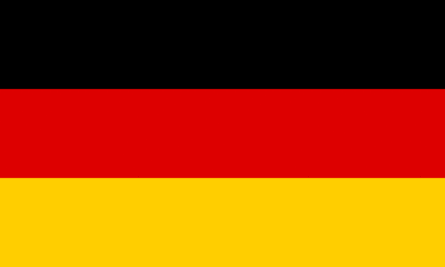 Tyska flaggan - Flagge von Deutschland