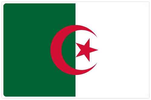 Algeriet flagga - علم الجزائر