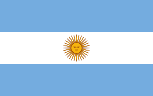 Argentina flagga - Bandera de Argentina