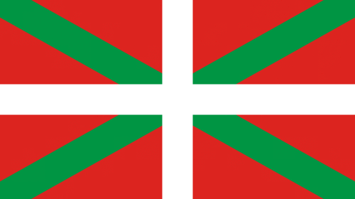 Baskien flagga