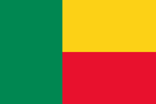 Benin flagga