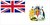 Antarktiksen brittiläisen alueen lippu