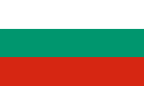 Bulgarien flagga- Знаме на България