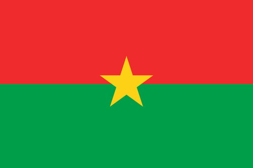 Burkina Faso flagga