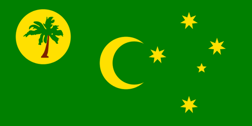 Kokosöarna flagga