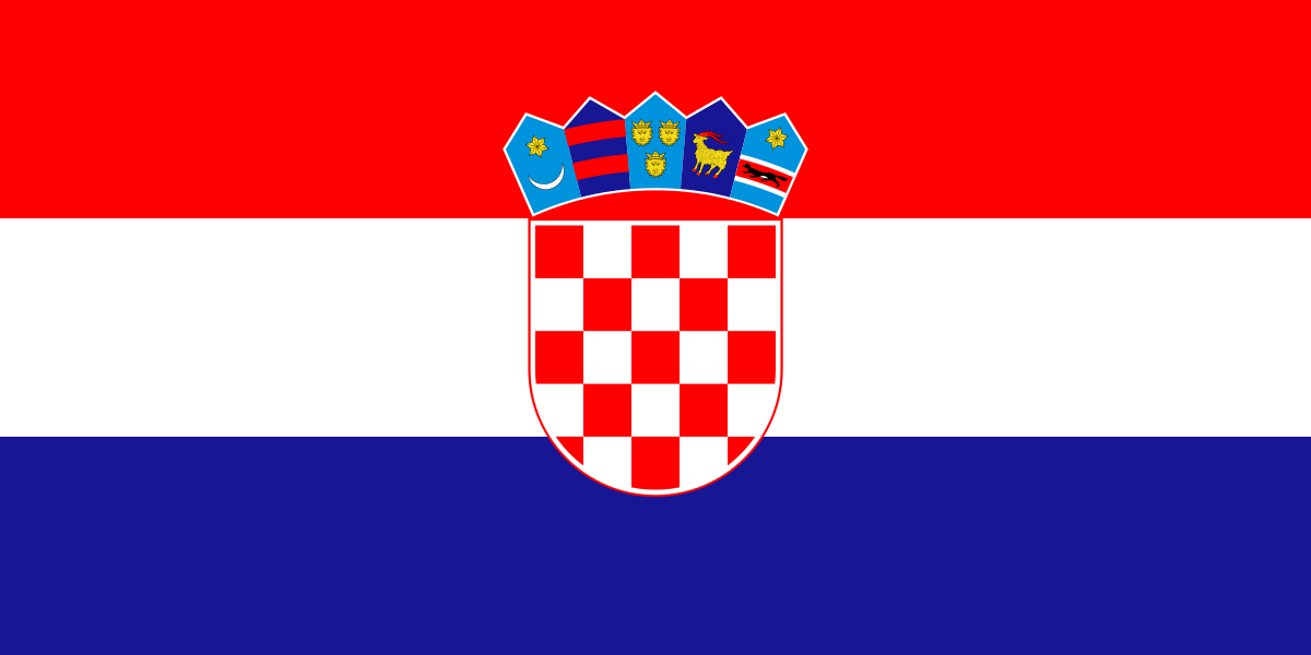 Kroatische Flagge Fahne Croatia Hrvatska Zastava Fan Extra groß 300 x 150 cm 