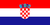 Kroatien flagga - Zastava Hrvatske