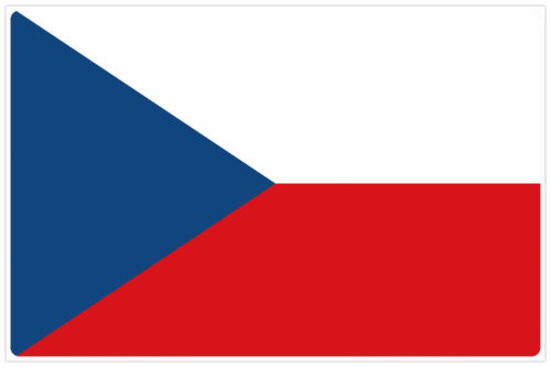 Flag of The Czech Republic - Vlajka České republiky