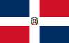 Dominikaanisen tasavallan lippu - Bandera de la República Dominicana