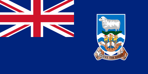 Falklandsöarna flagga