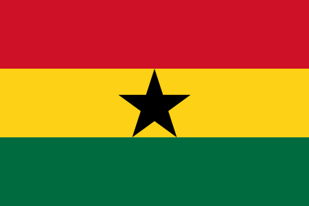 Ghana flagga