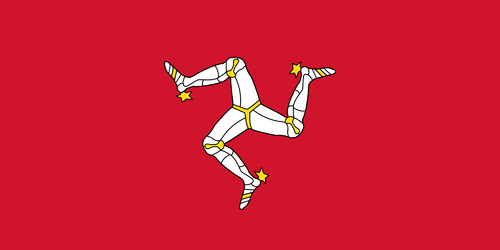 Isle of Man flagga