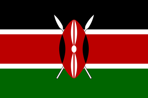 Kenya flagga