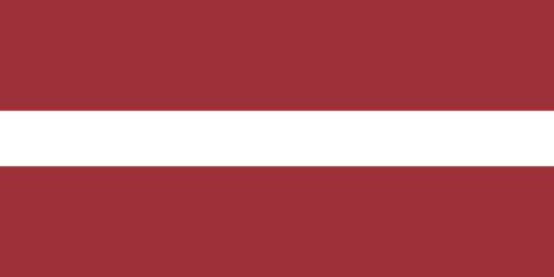 Lettland flagga - Latvia