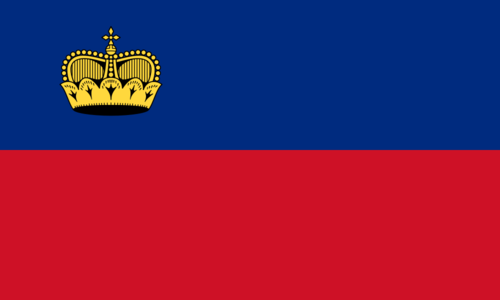 Liechtenstein flagga
