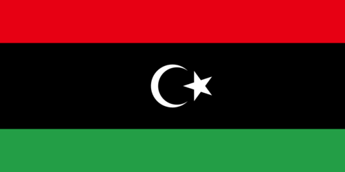 Libyen flagga - علم ليبيا