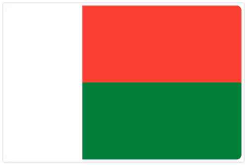 Madagaskar flagga
