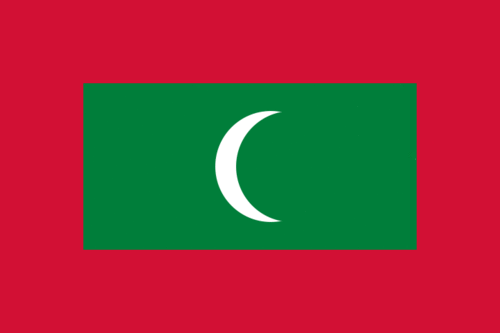 Maldiverna flagga