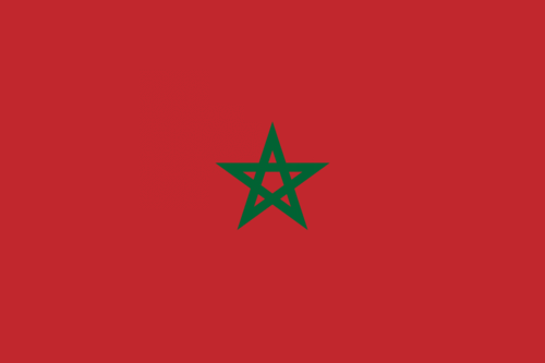 Marocko flagga - علم المغرب