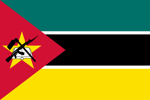 Flag of Mozambique - Bandeira de Moçambique