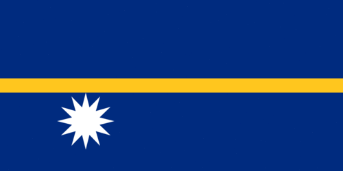 Nauru flagga