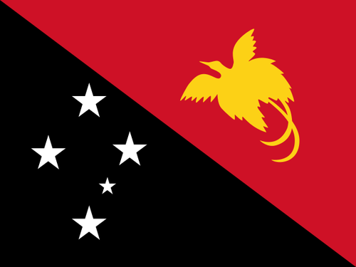 Papua Nya Guinea flagga