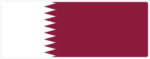Qatar flagga