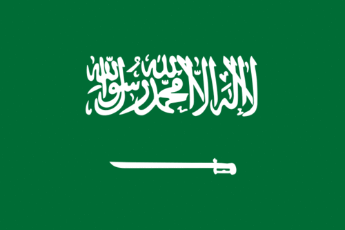 Saudi-Arabien flagga - علم المملكة العربية السعودية