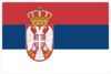 Serbien flagga (vapensköld) - Застава Србије