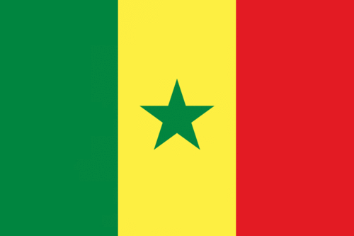 Senegalin lippu - le drapeau du Sénégal