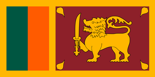 Sri Lanka flagga