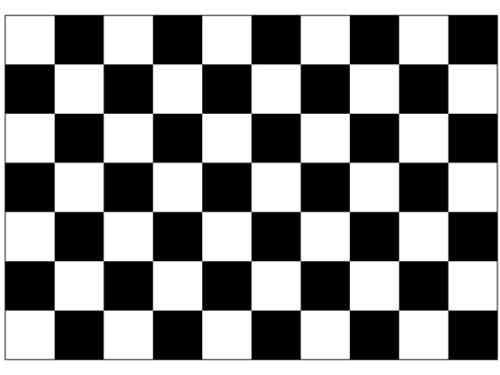 The checkered flag