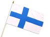 Finska Flaggan - Handflagga