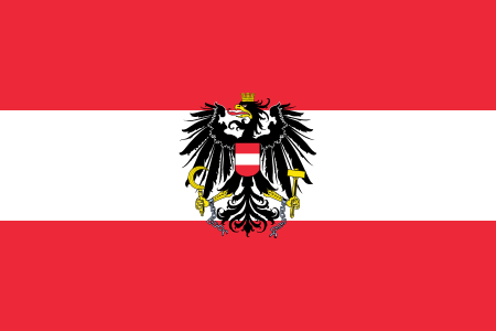 Flag of Austria (State ) - Flagge von Österreich