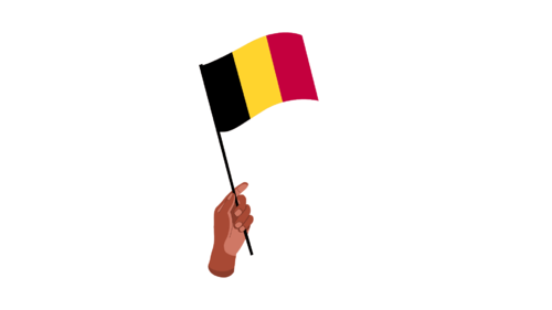 Belgium Handflag