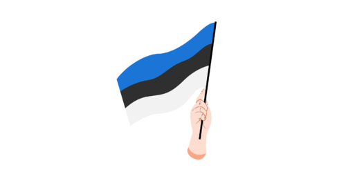 Estonia Handflag