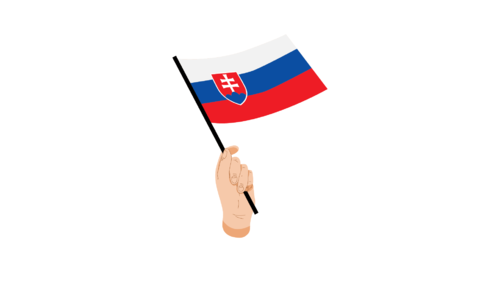 Slovakia Handflag